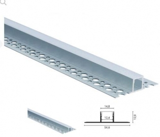 5143 ALU PROFIL ZA KNAUF I PLOCICE SILVER L-2M